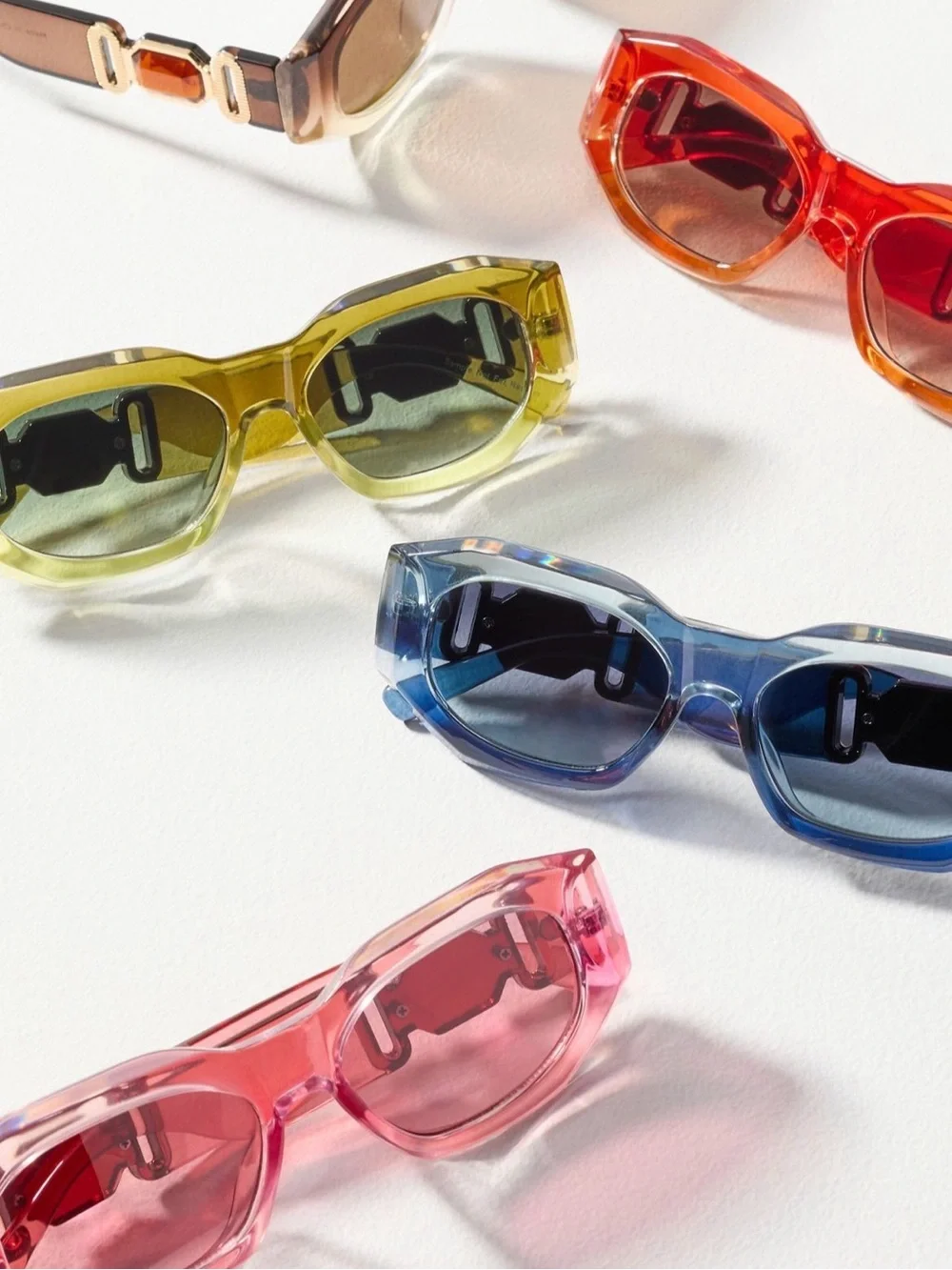 I-SEA Ombré Deco Rectangle Sunglasses